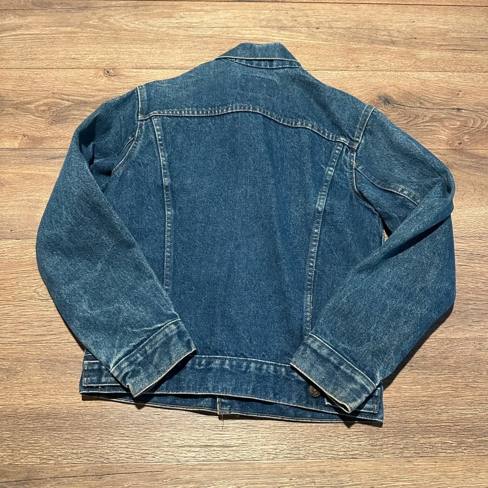 Vintage Levis Blue Denim Trucker Jacket Kids Size 16 Made in USA‎ 70706-0216